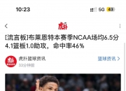 平博体育官网-ESPN模拟选秀：弗拉格当选状元杨瀚森33顺位被选中