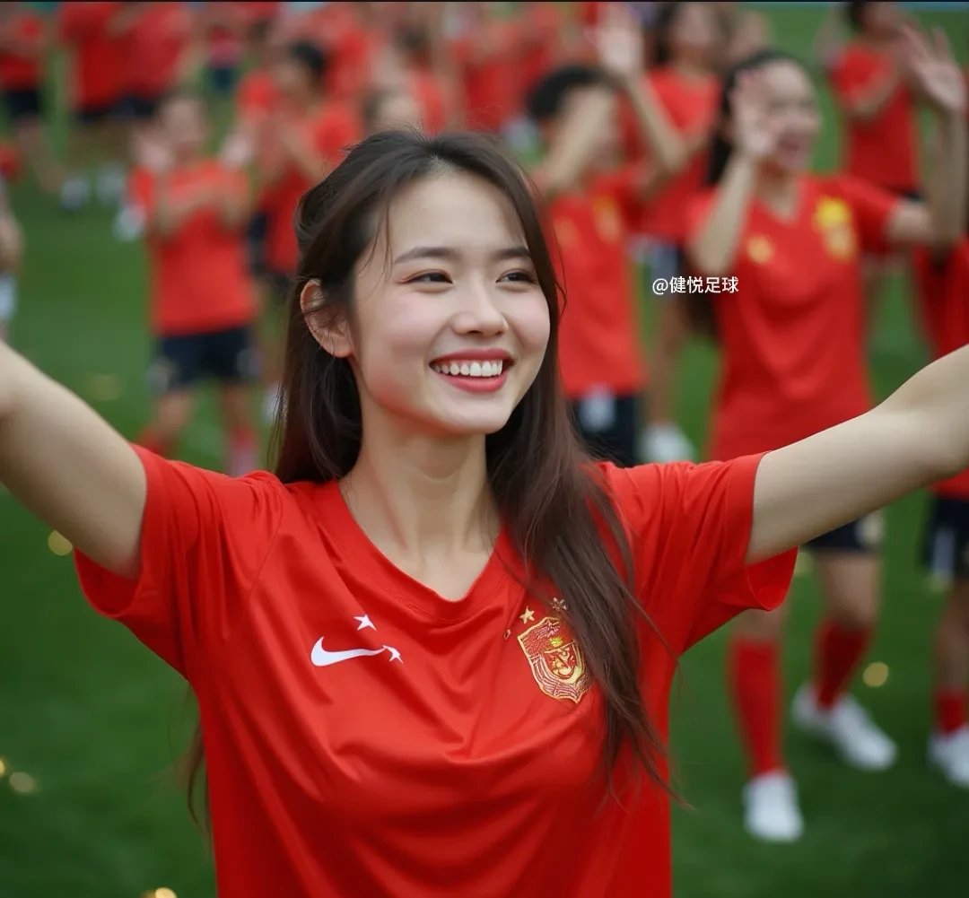 女足国家队的闪耀光芒夺人眼球